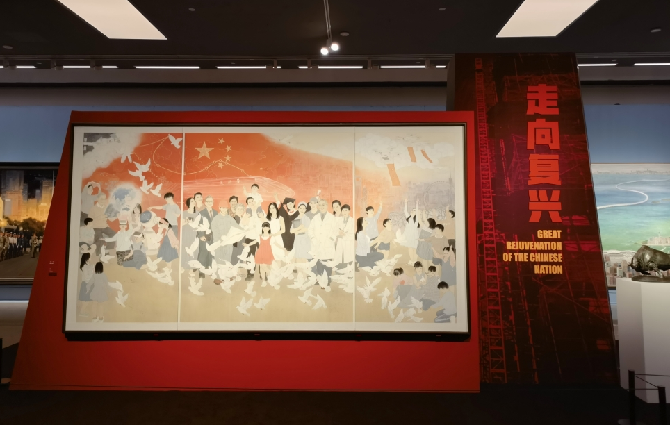 “人民必胜——纪念中国人民抗日战争暨世界反法西斯战争胜利80周年美术作品展”在京开幕 第 6 张
