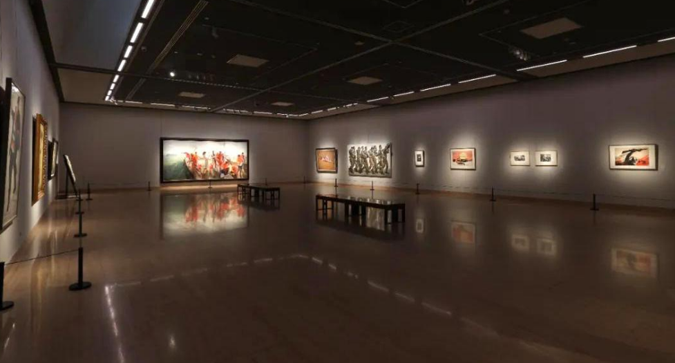 “和平颂”美术作品展在中国美术馆开幕 第 2 张