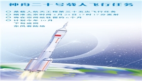 神舟二十号航天员乘组于4月24日出征太空