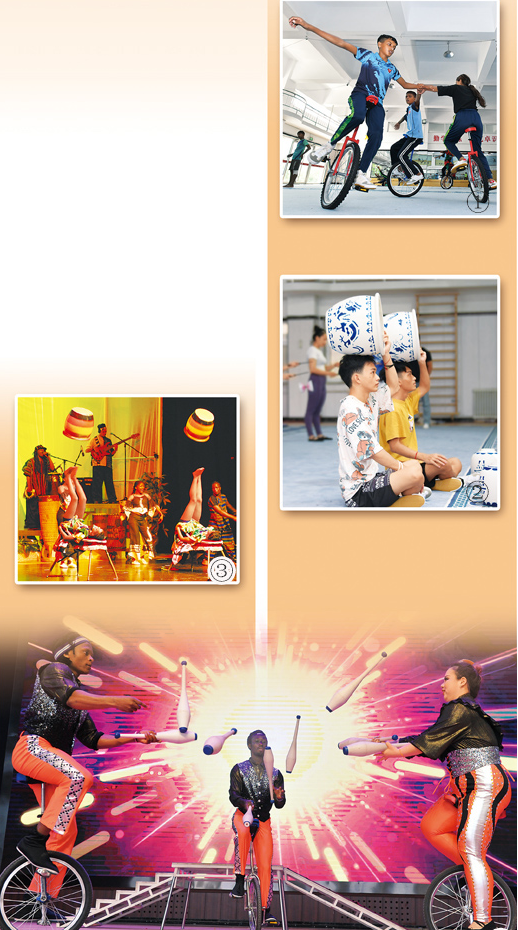 外籍学员吴桥学艺 中国杂技“花开”海外