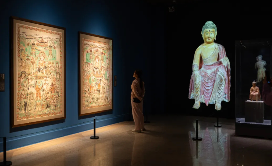 “墨韵文脉——甘肃丝路艺术珍品展”在中国美术馆开幕 第 5 张