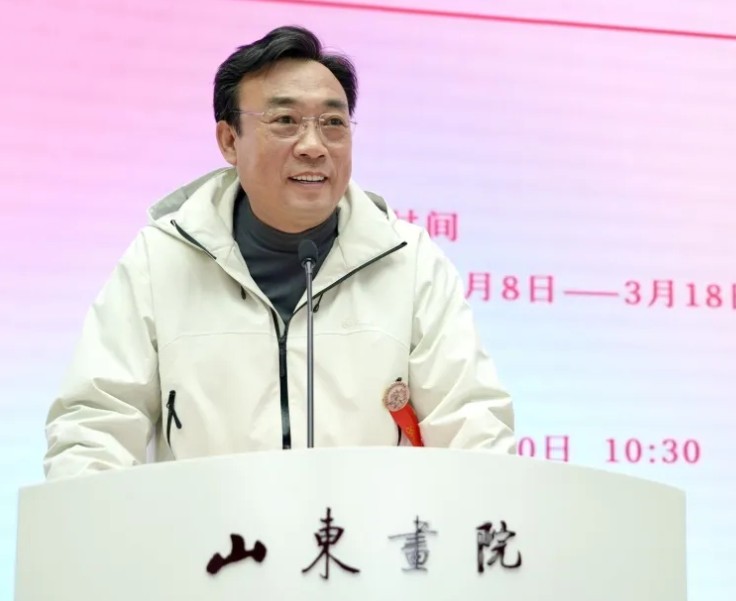 “春暖花开——全国百名女画家作品展”在山东画院开幕 第 5 张