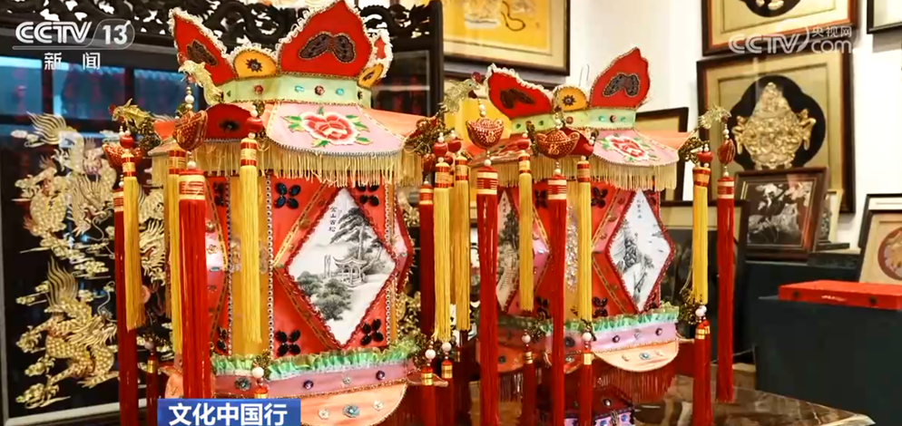 一盏花灯万干工 非遗传承指尖藏