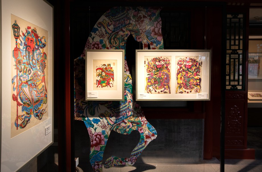 恭王府博物馆展出百余幅馆藏传统木版年画喜迎新春 第 3 张